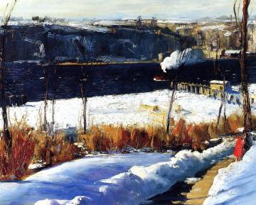 Winter Afternoon Artwork by George Wesley Bellows