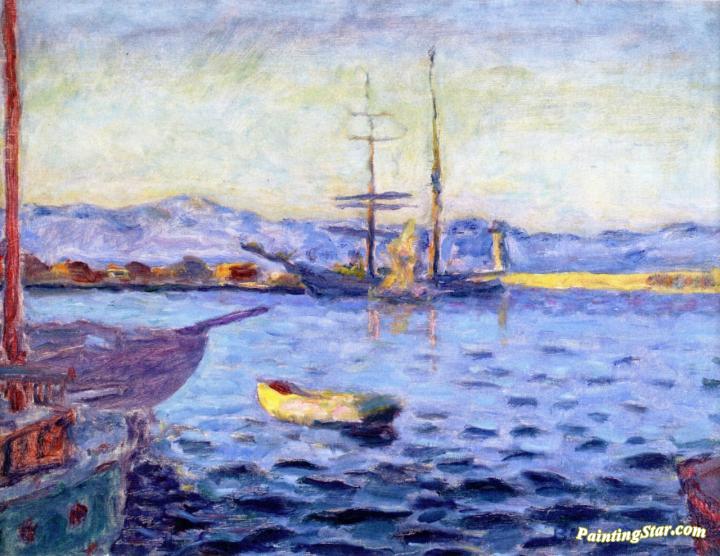 The Port of Saint-Tropez Artwork by Pierre Bonnard