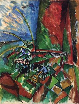 Shrimp Fishermen in the Port of Havre Artwork by Raoul Dufy