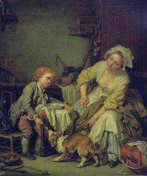 The Spoiled Child Artwork by Jean-Baptiste Greuze