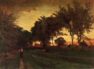 Evening Landscape Artwork by George Inness