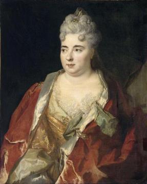 Marie Anne Mancini, duchesse de Bouillon Artwork by Nicolas de Largillierre