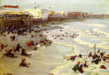 Coney Island Artwork by Edward Potthast