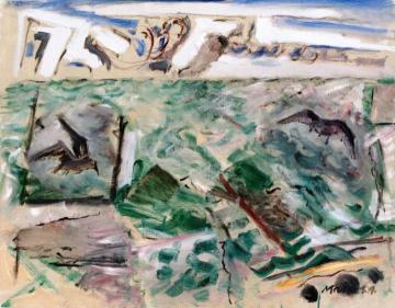 Sea and Gulls Artwork by John Marin