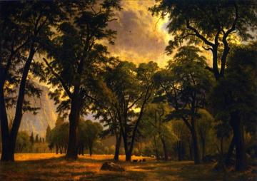 Yosemite Valley Scene Artwork by Gilbert Munger