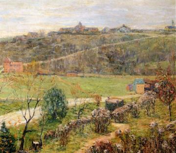 The Hillside Artwork by Ernest Lawson