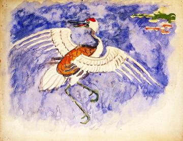 Crane Artwork by Christian Rohlfs