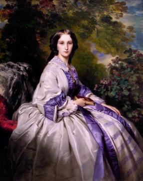 Countess Alexander Nikolaevitch Lamsdorff Artwork by Franz Xavier Winterhalter