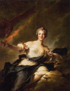 The Duchesse de Chaulnes Represented as Hebe Artwork by Jean-Marc Nattier