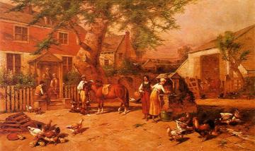 After The Day's Toil Artwork by George Washington Nicholson