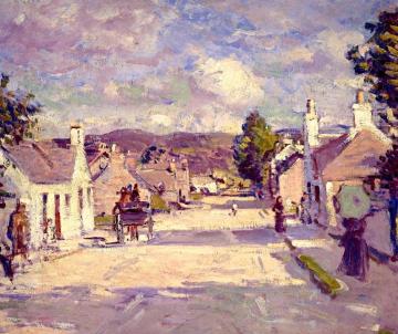 A Street, Comrie Artwork by Samuel John Peploe