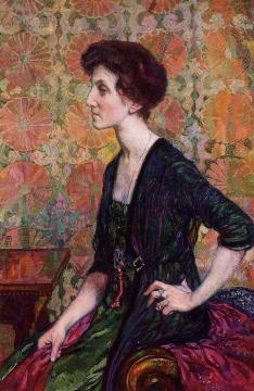 Portrait of Else Lampe-Von Quita Artwork by Theo van Rysselberghe