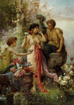 Love Offering Artwork by Hans Zatzka
