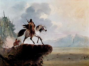 Snake Indians Artwork by Alfred Jacob Miller