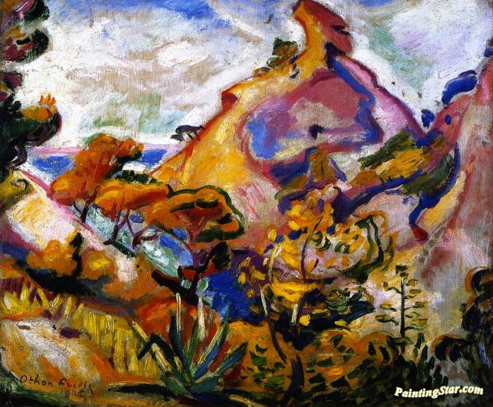 La Pointe du Capucin Artwork by Emile-othon Friesz