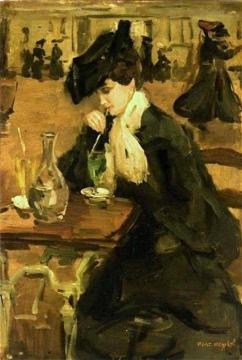 At the Moulin de la Galette, Paris Artwork by Isaac Israels