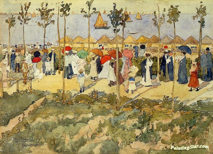 The Lido, Venice Artwork by Maurice Prendergast