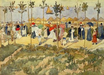 The Lido, Venice Artwork by Maurice Prendergast