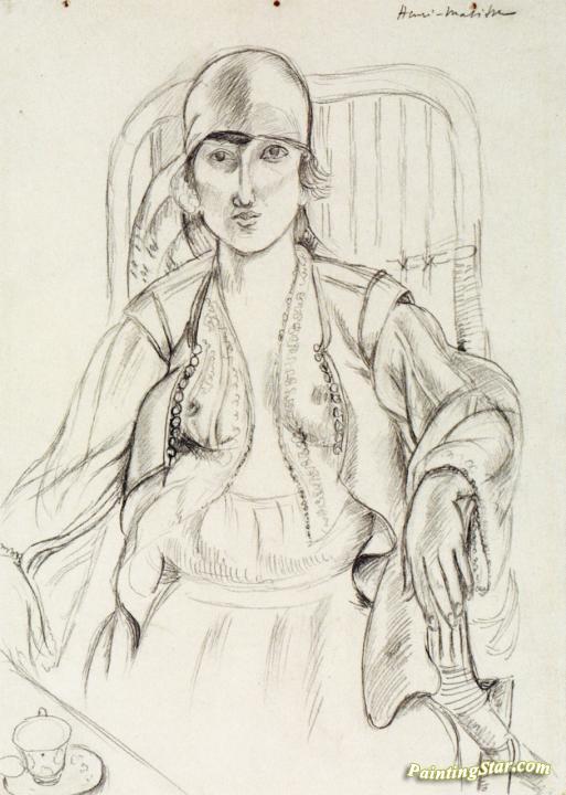 Seated Odalisque Artwork by Henri Matisse