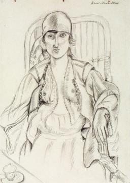 Seated Odalisque Artwork by Henri Matisse