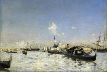 L’isola di San Giorgio a Venezia Artwork by Giovanni Boldini