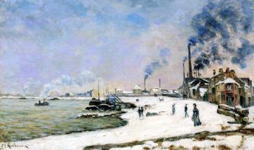The Ironworks at Ivry Artwork by Armand Guillaumin