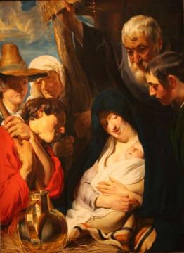 The Adoration of the Shepherds Artwork by Jacob Jordaens