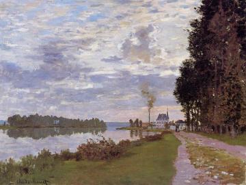 The Promenade at Argenteuil Artwork by Claude Oscar Monet
