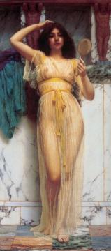 The Mirror Artwork by John William Godward
