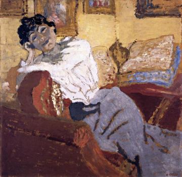 Madame Hessel in Her Boudoir Artwork by Edouard Vuillard