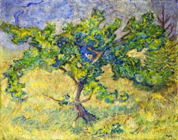 Little Oak Tree Artwork by Franz Marc