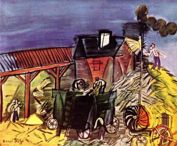 Threshing Artwork by Raoul Dufy