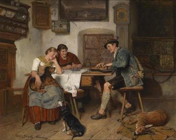 A Musical Entertainment Artwork by Adolf Eberle