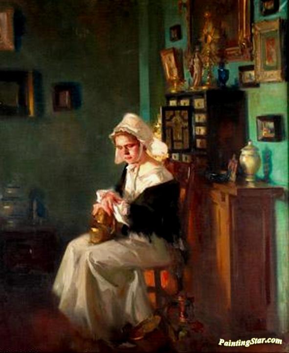 Mujer Esperando Artwork by Jose Bardasano Baos