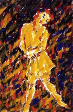 The Tatjana Cycle - Dance with Mask II Artwork by Christian Rohlfs