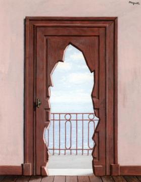 La Perspective Amoureuse Artwork by Rene Magritte