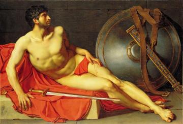 Dying Athlete Or Wounded Roman Soldier Artwork by Jean-Germain Drouais