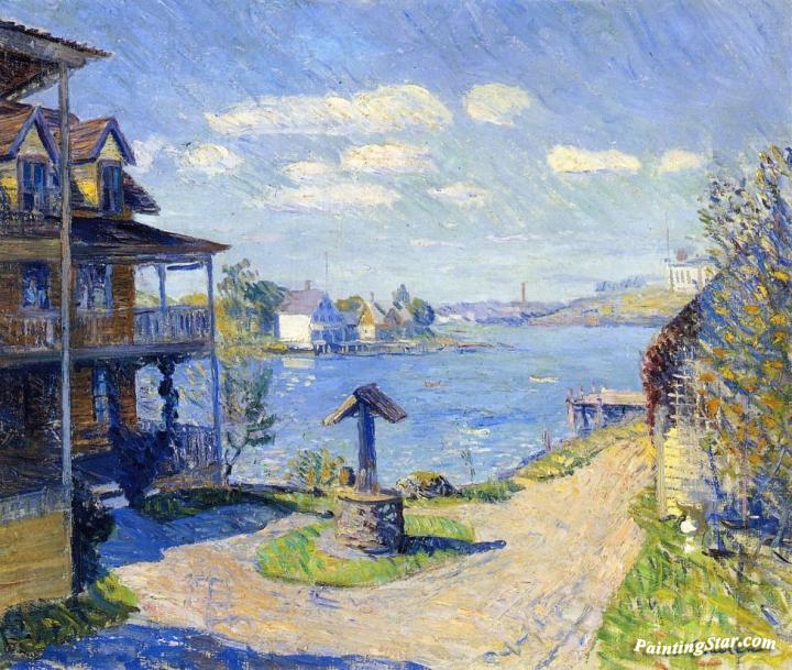 Summer Hotel Artwork by William James Glackens