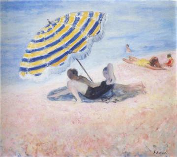 On The Beach Artwork by Henri Lebasque