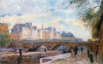 The Pont Neuf de la Cité Artwork by Albert Lebourg