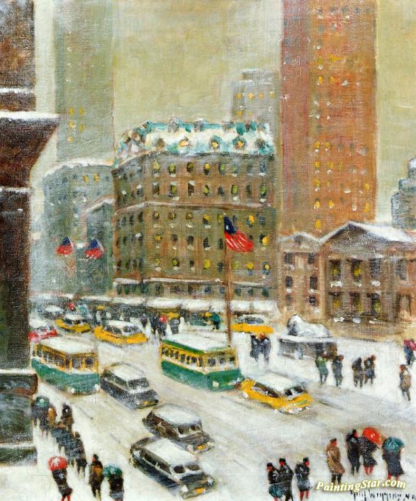 Midtown Manhattan Artwork by Guy Wiggins