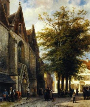 St. Joseph's Church in Hamelen Artwork by Cornelius Springer