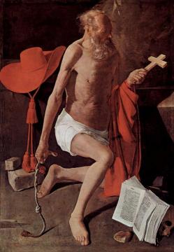 Saint Jerome Artwork by Georges de la Tour