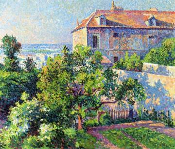Montmartre, The House Of Suzanne Valadon Artwork by Maximilien Luce