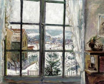 A View From The Window Artwork by Lucien Adrion