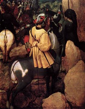 The Conversion of Saul (detail) Artwork by Pieter Bruegel the Elder