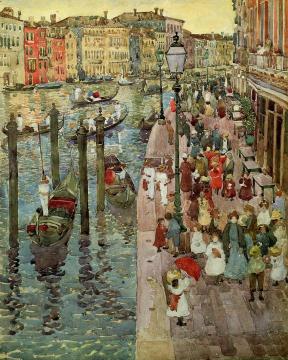 The Grand Canal, Venice Artwork by Maurice Prendergast