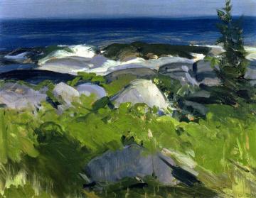 Vine Clad Shore - Monhegan Island Artwork by George Wesley Bellows