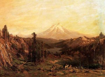 Mount Shasta and Castle Lake, California Artwork by Thomas Hill