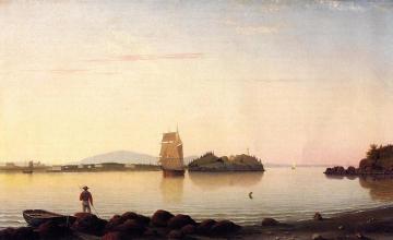 Owl's Head, Penobscot Bay, Maine Artwork by Fitz Hugh Lane